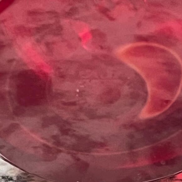 Vntg Morganton Y Shaped Glass 12" Vase Amberina Murano ? Mid Century Modern - Picture 2 of 6